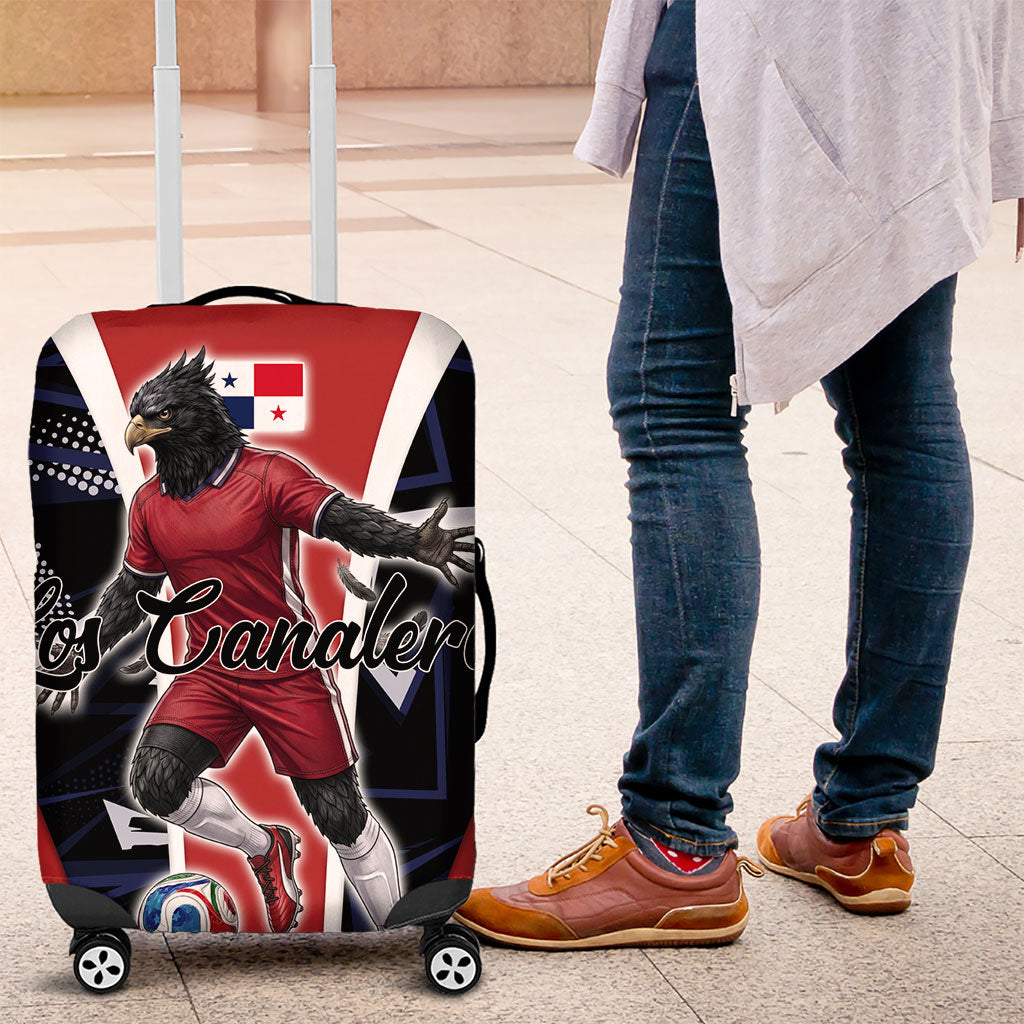 Panama Soccer Harpy Eagle Luggage Cover Los Canaleros Football Mascot Fan