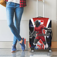 Panama Soccer Harpy Eagle Luggage Cover Los Canaleros Football Mascot Fan