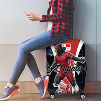 Panama Soccer Harpy Eagle Luggage Cover Los Canaleros Football Mascot Fan