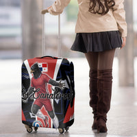 Panama Soccer Harpy Eagle Luggage Cover Los Canaleros Football Mascot Fan