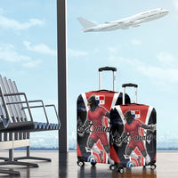 Panama Soccer Harpy Eagle Luggage Cover Los Canaleros Football Mascot Fan