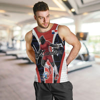 Personalized Panama Soccer Harpy Eagle Men Tank Top Los Canaleros Football Mascot Fan