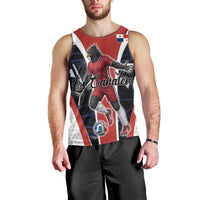 Personalized Panama Soccer Harpy Eagle Men Tank Top Los Canaleros Football Mascot Fan