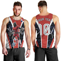 Personalized Panama Soccer Harpy Eagle Men Tank Top Los Canaleros Football Mascot Fan