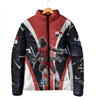 Personalized Panama Soccer Harpy Eagle Padded Jacket Los Canaleros Football Mascot Fan