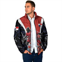 Personalized Panama Soccer Harpy Eagle Padded Jacket Los Canaleros Football Mascot Fan
