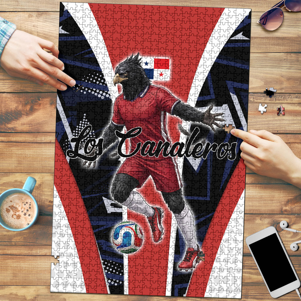Panama Soccer Harpy Eagle Puzzle Los Canaleros Football Mascot Fan