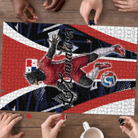 Panama Soccer Harpy Eagle Puzzle Los Canaleros Football Mascot Fan