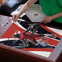 Panama Soccer Harpy Eagle Puzzle Los Canaleros Football Mascot Fan