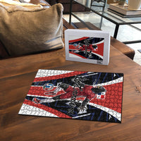 Panama Soccer Harpy Eagle Puzzle Los Canaleros Football Mascot Fan