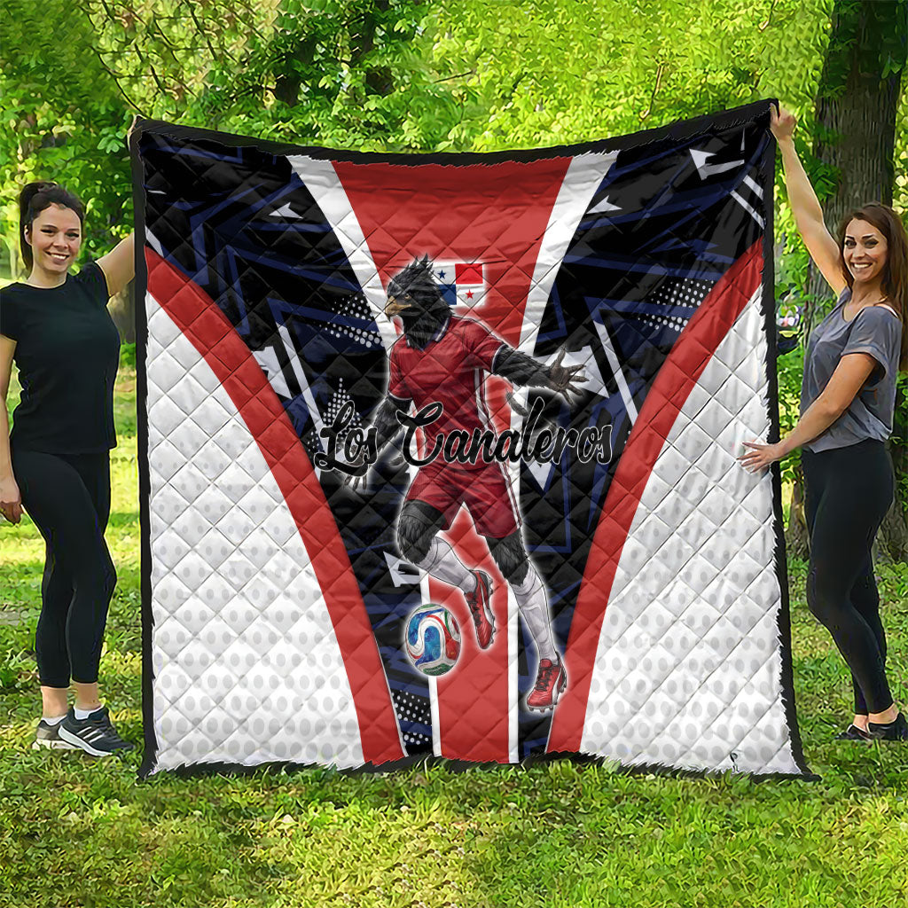 Panama Soccer Harpy Eagle Quilt Los Canaleros Football Mascot Fan
