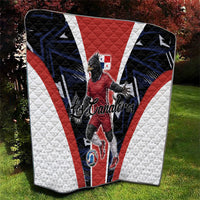 Panama Soccer Harpy Eagle Quilt Los Canaleros Football Mascot Fan