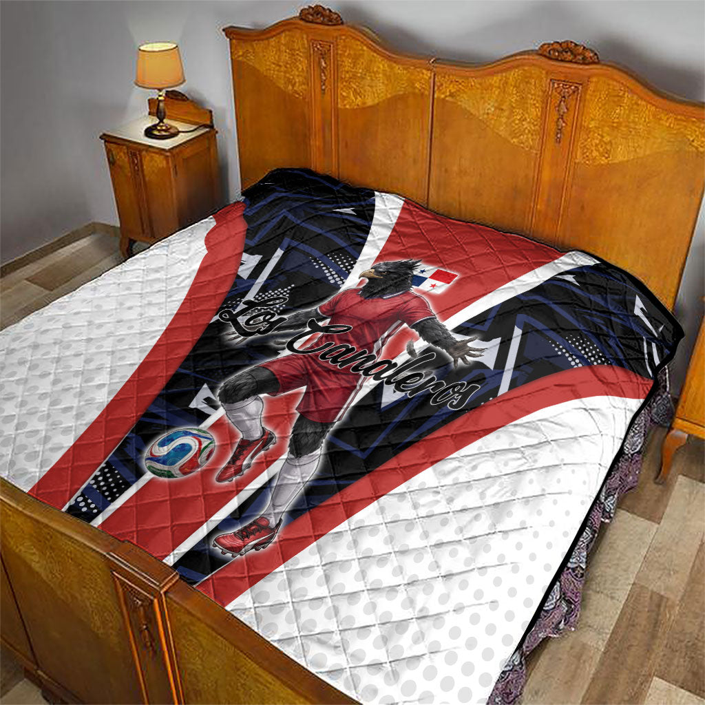 Panama Soccer Harpy Eagle Quilt Los Canaleros Football Mascot Fan