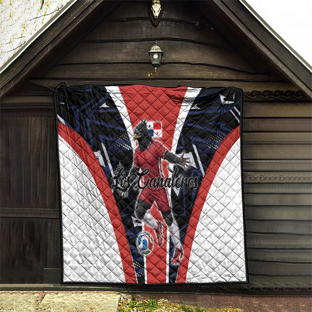 Panama Soccer Harpy Eagle Quilt Los Canaleros Football Mascot Fan