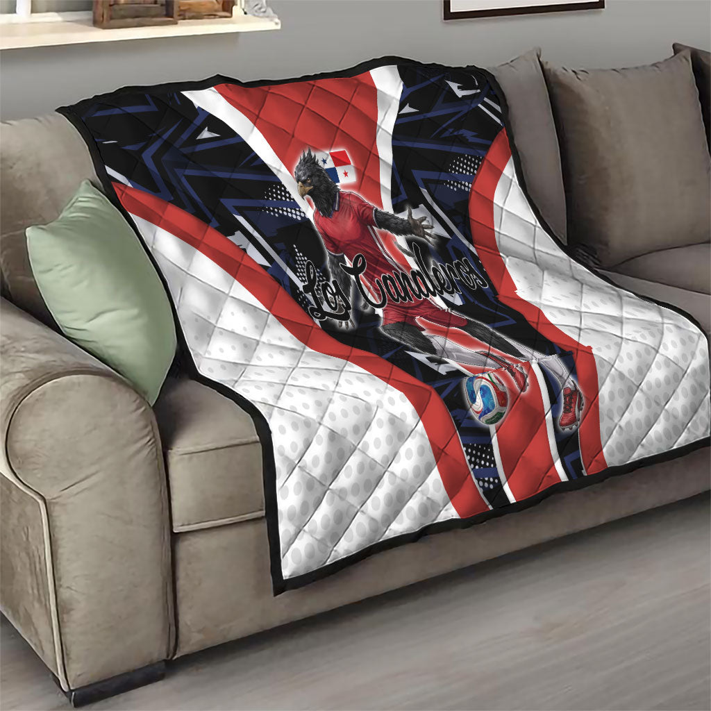 Panama Soccer Harpy Eagle Quilt Los Canaleros Football Mascot Fan