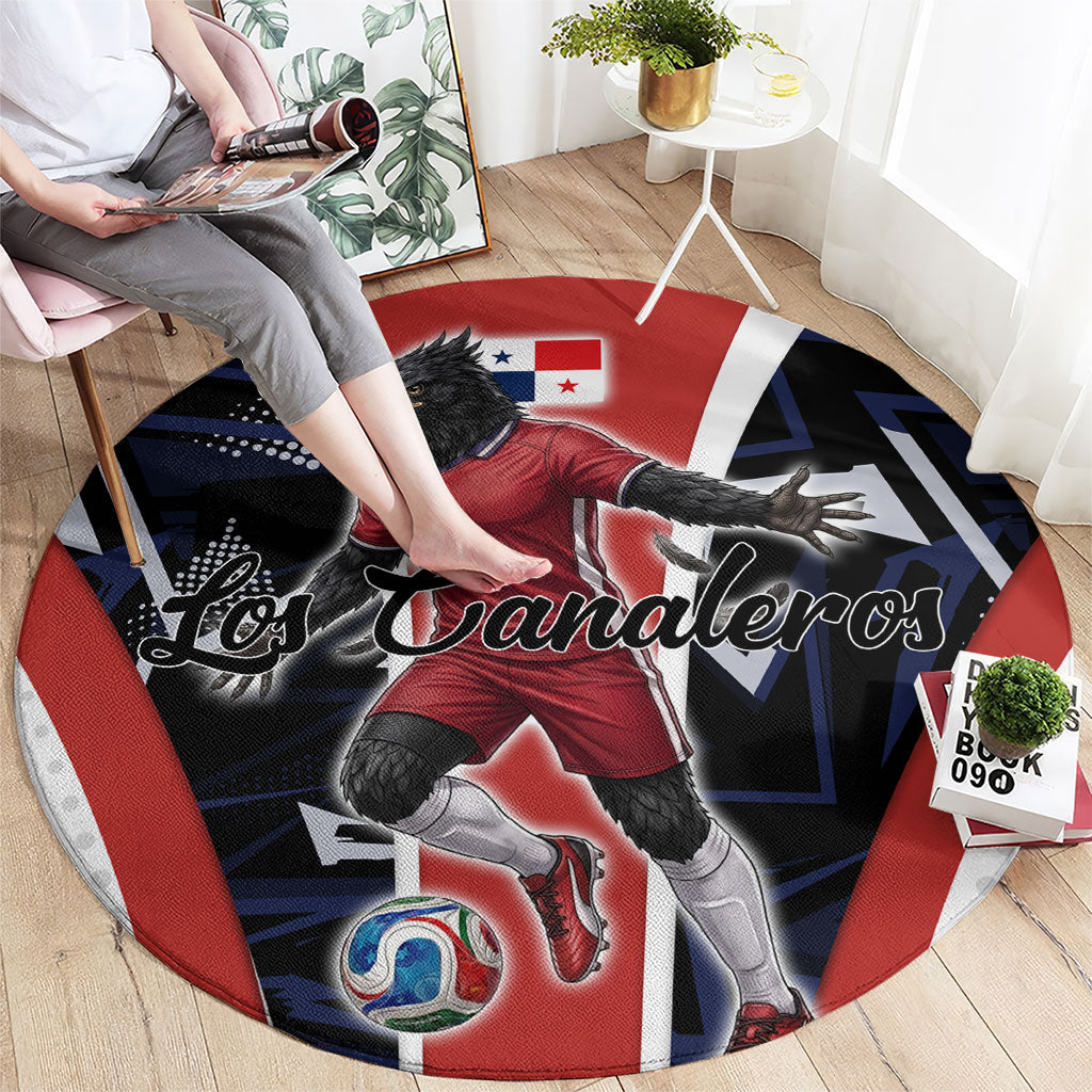 Panama Soccer Harpy Eagle Round Carpet Los Canaleros Football Mascot Fan
