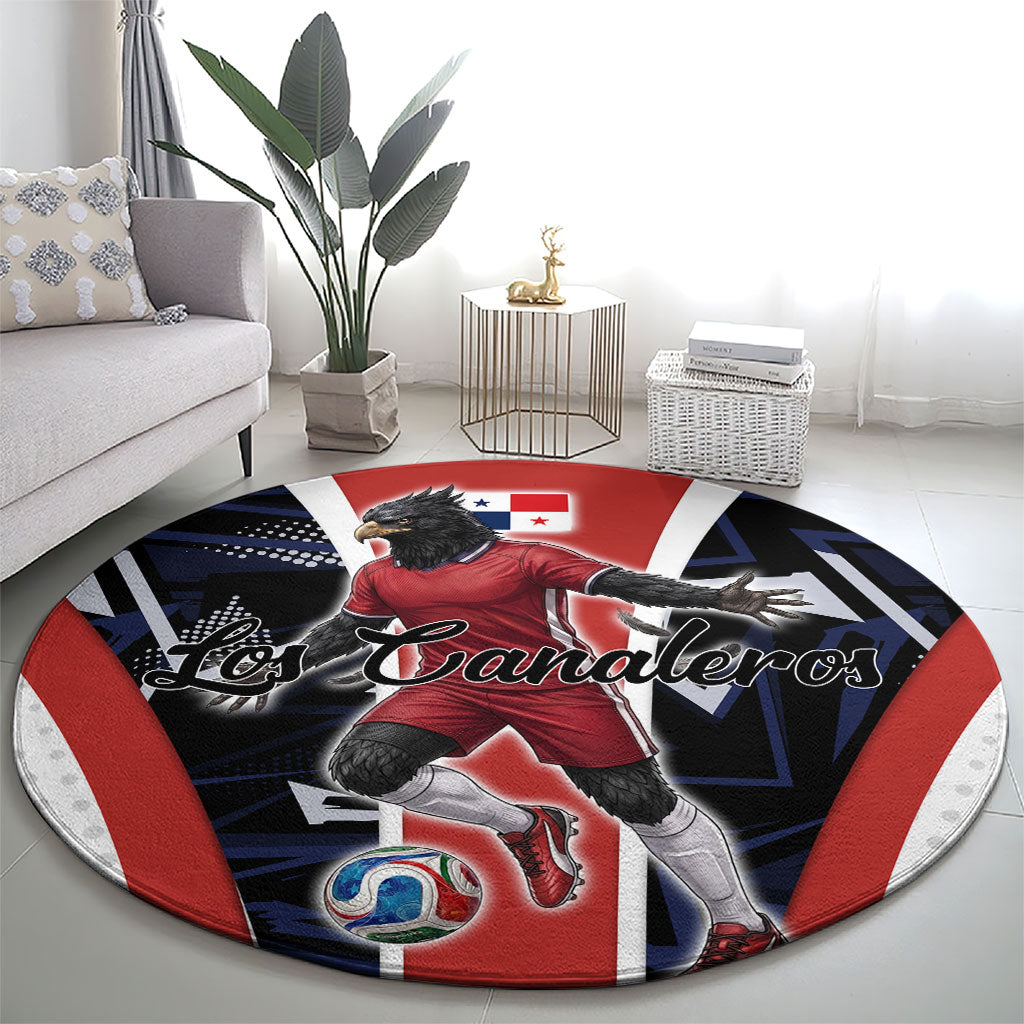 Panama Soccer Harpy Eagle Round Carpet Los Canaleros Football Mascot Fan