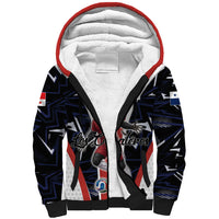 Personalized Panama Soccer Harpy Eagle Sherpa Hoodie Los Canaleros Football Mascot Fan