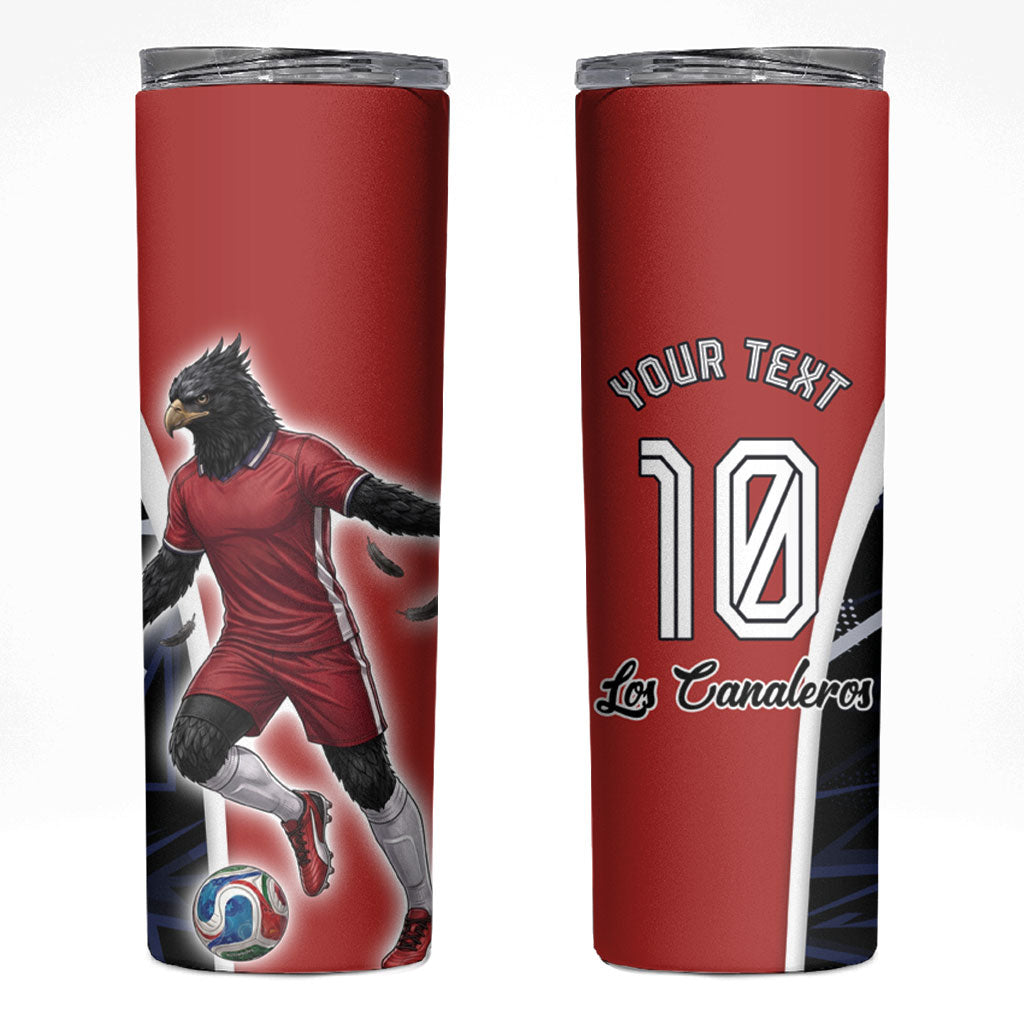 Personalized Panama Soccer Harpy Eagle Skinny Tumbler Los Canaleros Football Mascot Fan