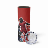 Personalized Panama Soccer Harpy Eagle Skinny Tumbler Los Canaleros Football Mascot Fan