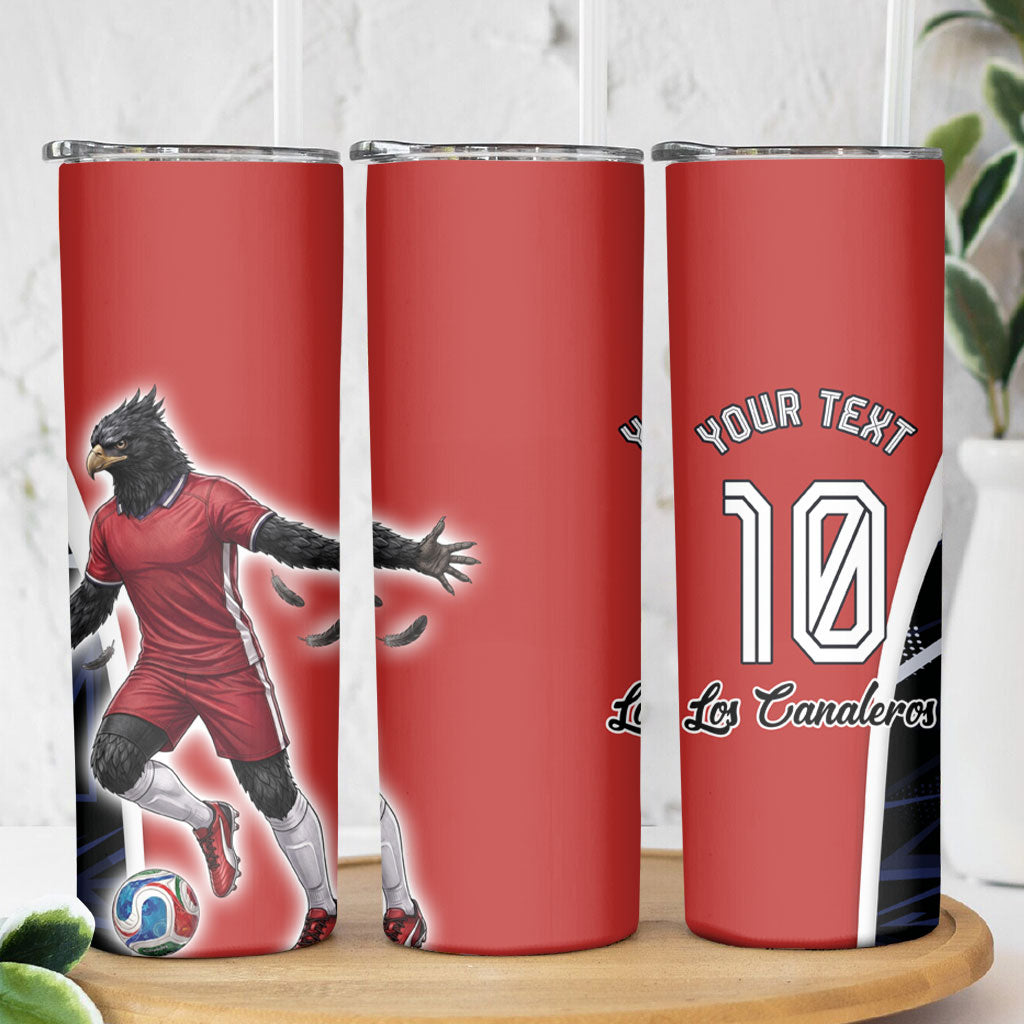 Personalized Panama Soccer Harpy Eagle Skinny Tumbler Los Canaleros Football Mascot Fan