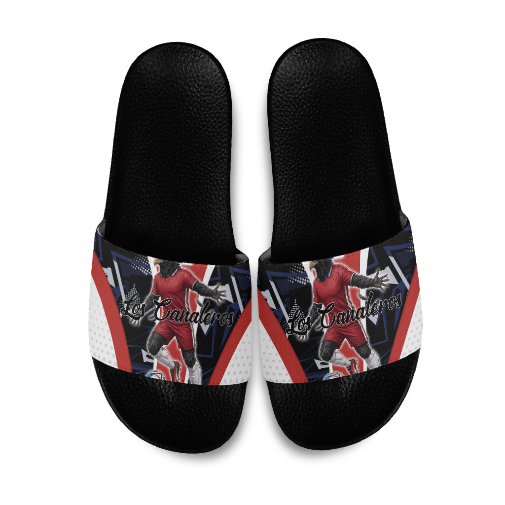 Panama Soccer Harpy Eagle Slide Sandals Los Canaleros Football Mascot Fan