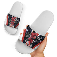 Panama Soccer Harpy Eagle Slide Sandals Los Canaleros Football Mascot Fan