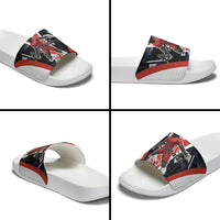 Panama Soccer Harpy Eagle Slide Sandals Los Canaleros Football Mascot Fan
