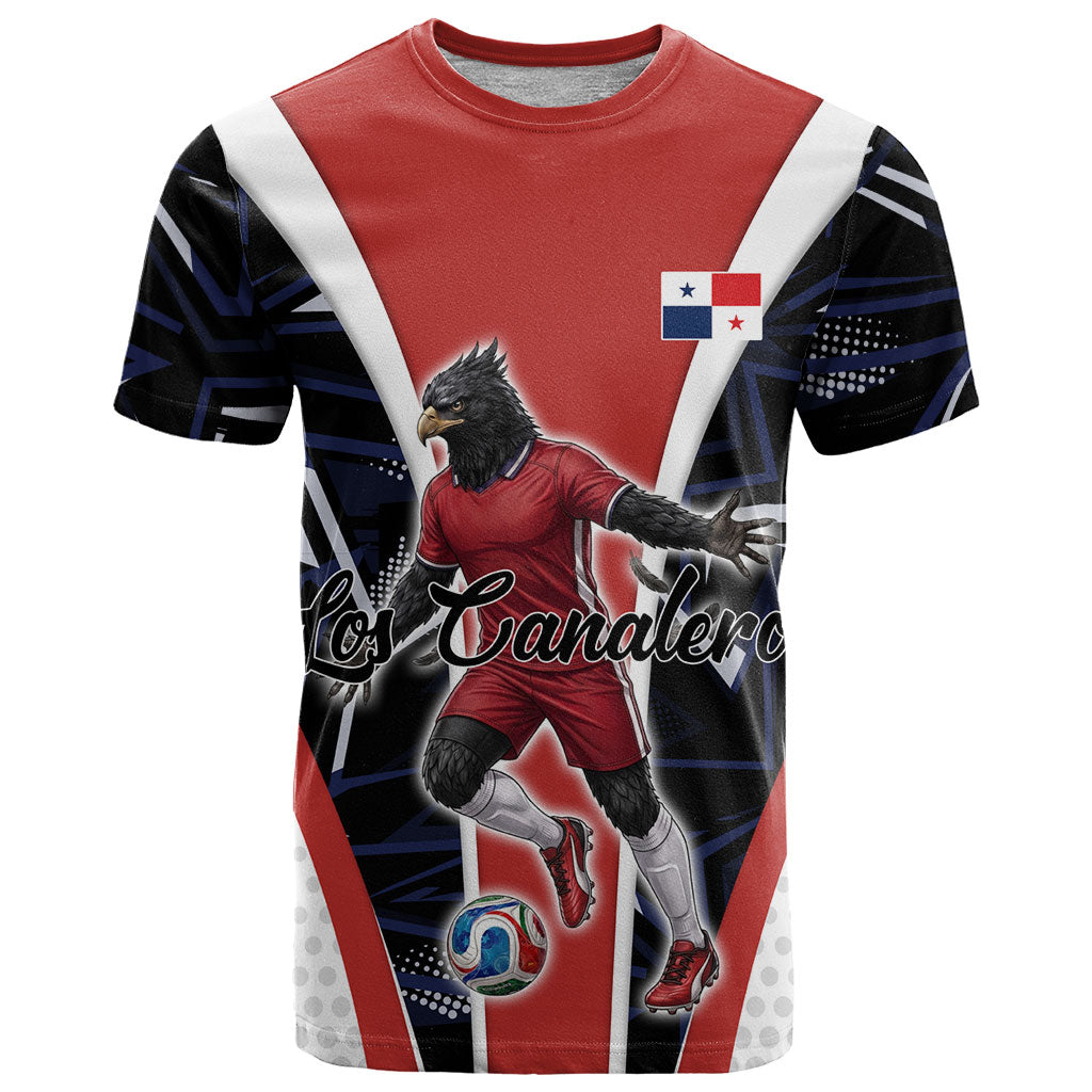 Personalized Panama Soccer Harpy Eagle T Shirt Los Canaleros Football Mascot Fan