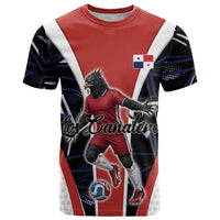 Personalized Panama Soccer Harpy Eagle T Shirt Los Canaleros Football Mascot Fan