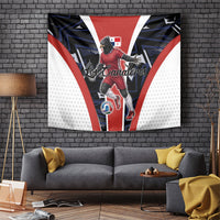 Panama Soccer Harpy Eagle Tapestry Los Canaleros Football Mascot Fan
