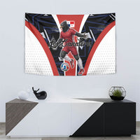 Panama Soccer Harpy Eagle Tapestry Los Canaleros Football Mascot Fan