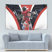 Panama Soccer Harpy Eagle Tapestry Los Canaleros Football Mascot Fan