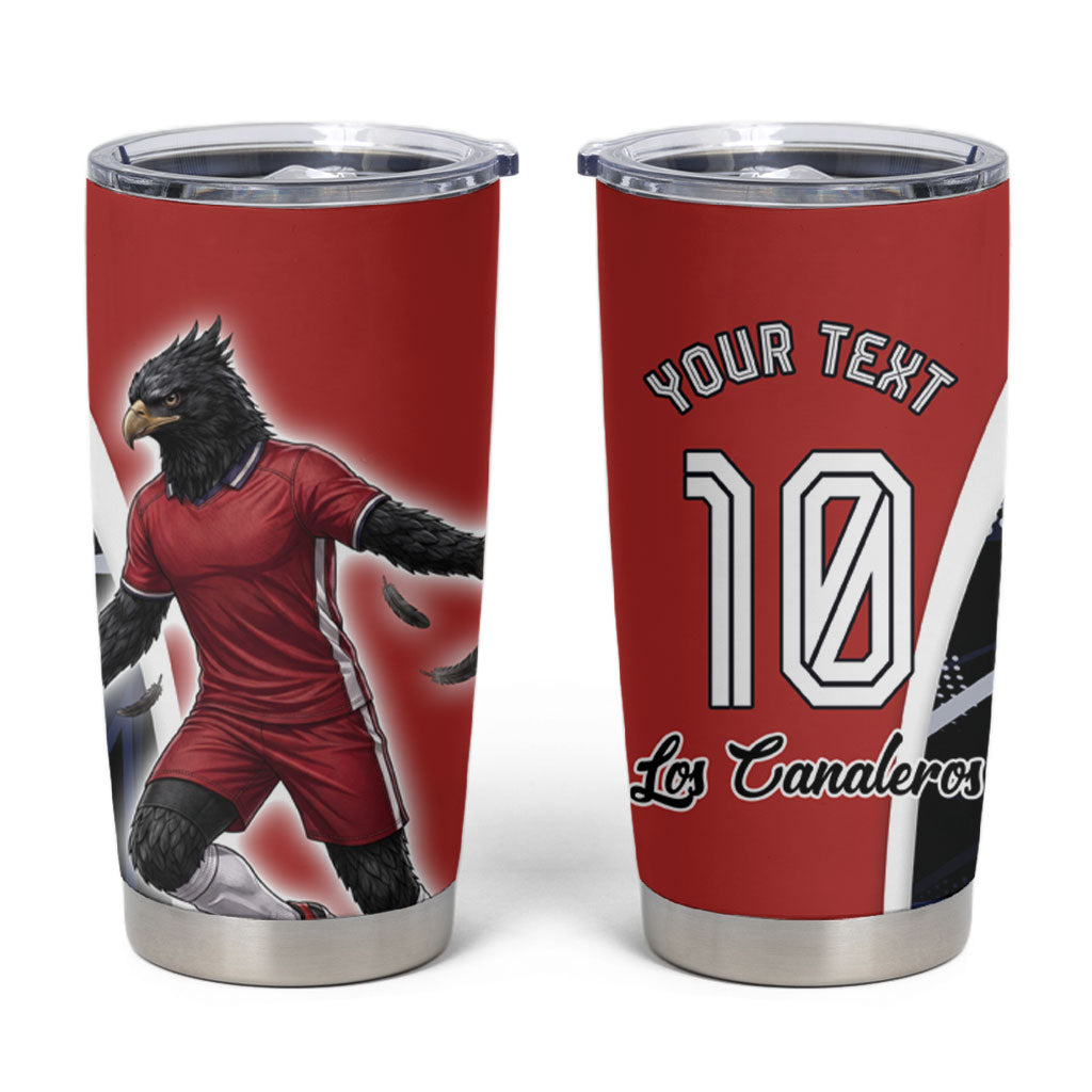Personalized Panama Soccer Harpy Eagle Tumbler Cup Los Canaleros Football Mascot Fan