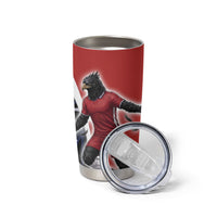 Personalized Panama Soccer Harpy Eagle Tumbler Cup Los Canaleros Football Mascot Fan