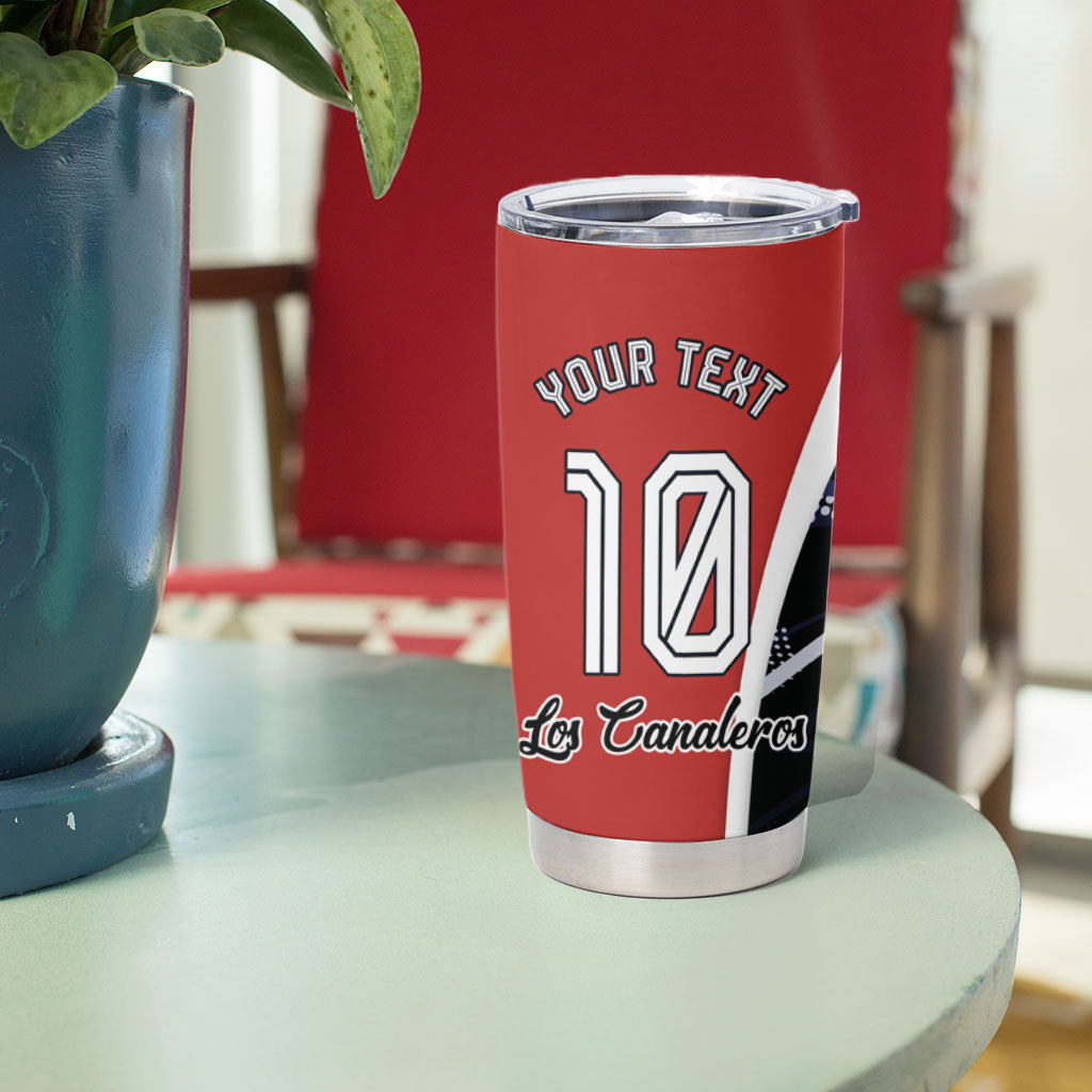 Personalized Panama Soccer Harpy Eagle Tumbler Cup Los Canaleros Football Mascot Fan