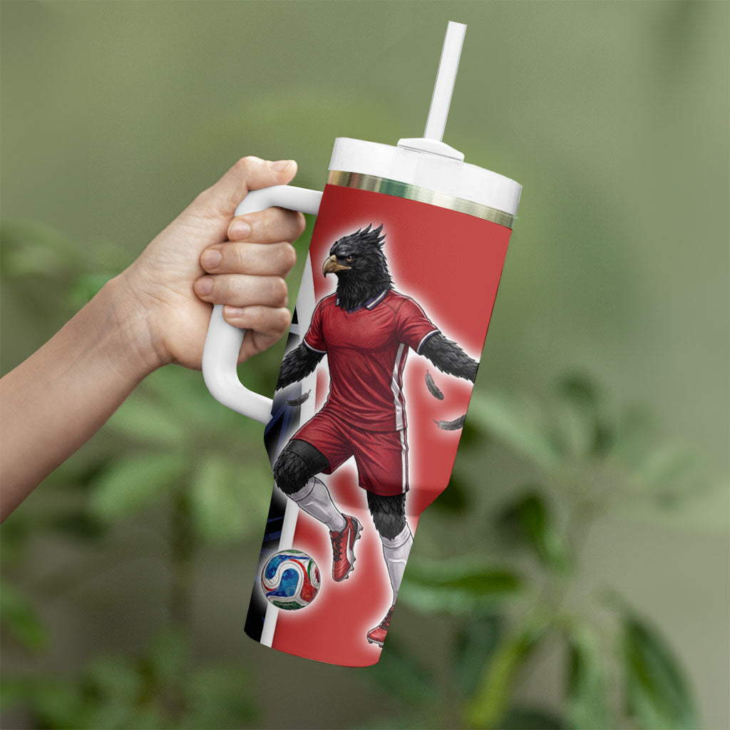 Personalized Panama Soccer Harpy Eagle Tumbler With Handle Los Canaleros Football Mascot Fan