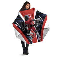 Panama Soccer Harpy Eagle Umbrella Los Canaleros Football Mascot Fan