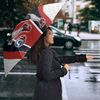 Panama Soccer Harpy Eagle Umbrella Los Canaleros Football Mascot Fan