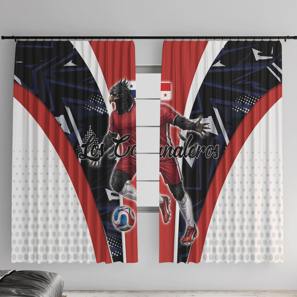 Panama Soccer Harpy Eagle Window Curtain Los Canaleros Football Mascot Fan