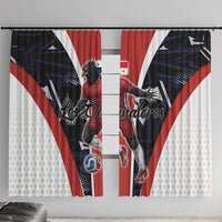 Panama Soccer Harpy Eagle Window Curtain Los Canaleros Football Mascot Fan