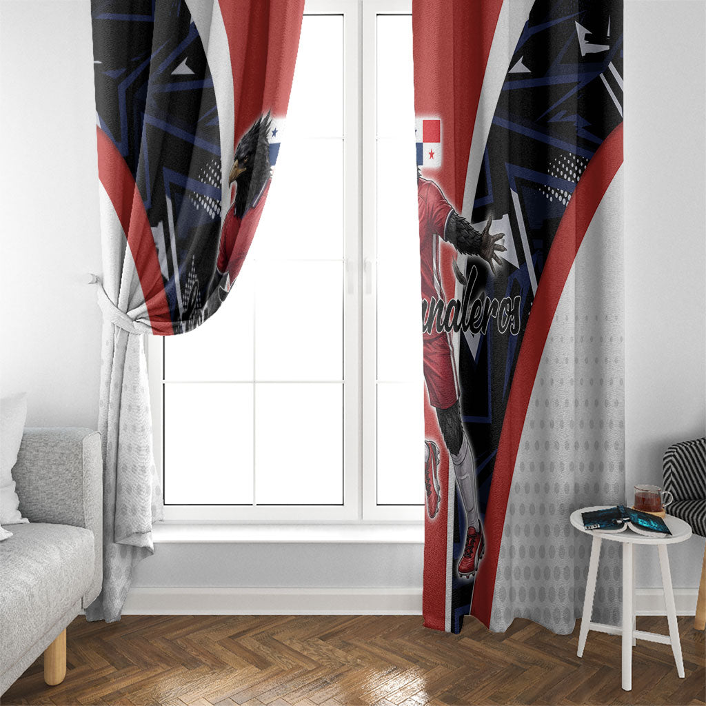 Panama Soccer Harpy Eagle Window Curtain Los Canaleros Football Mascot Fan