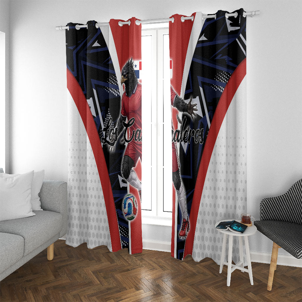 Panama Soccer Harpy Eagle Window Curtain Los Canaleros Football Mascot Fan