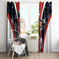 Panama Soccer Harpy Eagle Window Curtain Los Canaleros Football Mascot Fan