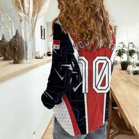 Personalized Panama Soccer Harpy Eagle Women Casual Shirt Los Canaleros Football Mascot Fan