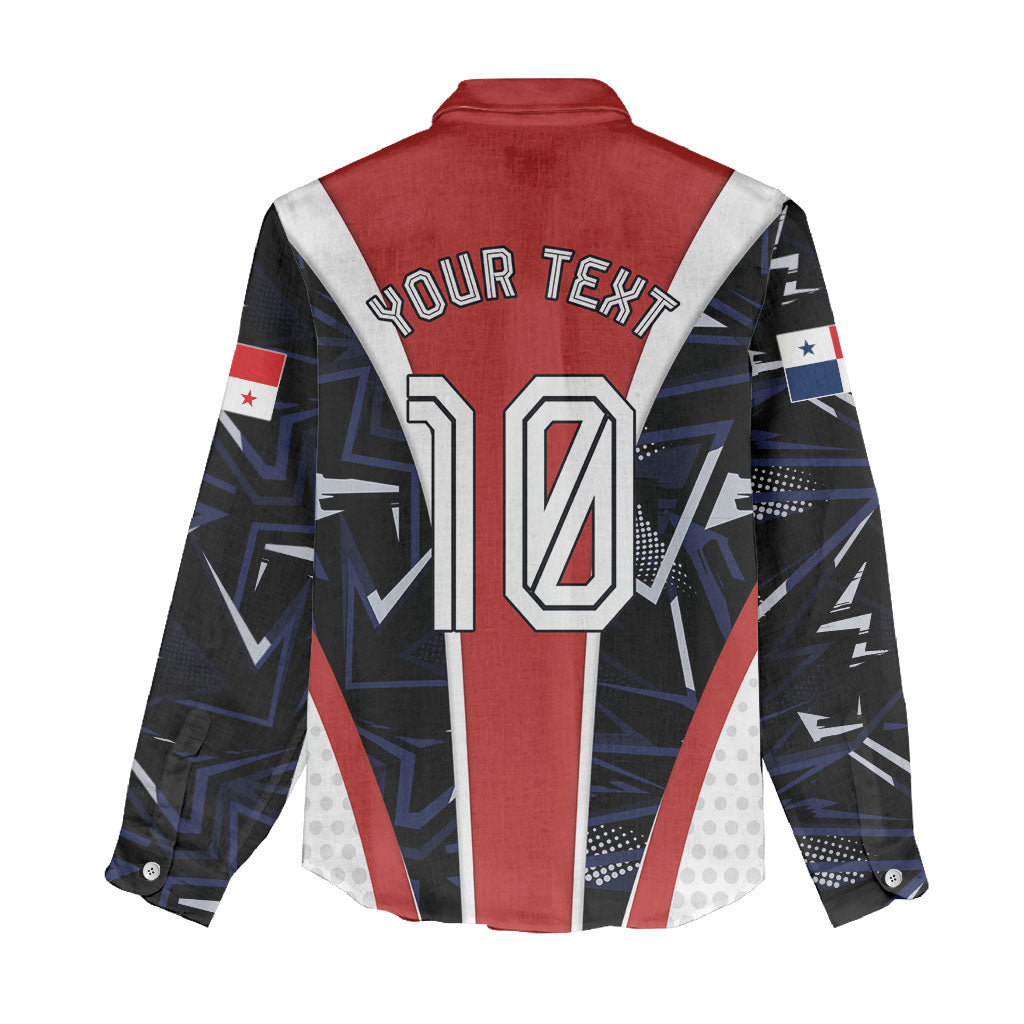 Personalized Panama Soccer Harpy Eagle Women Casual Shirt Los Canaleros Football Mascot Fan