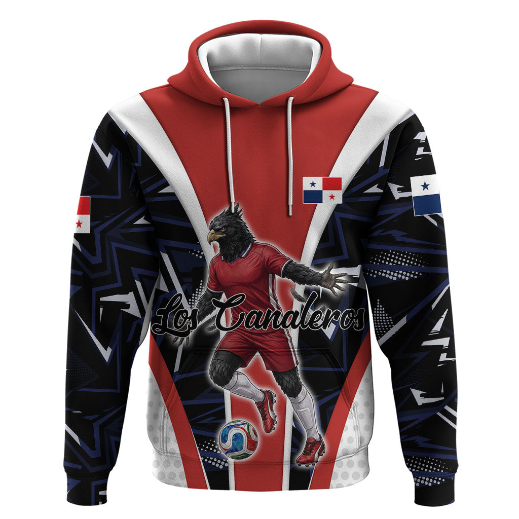 Personalized Panama Soccer Harpy Eagle Zip Hoodie Los Canaleros Football Mascot Fan