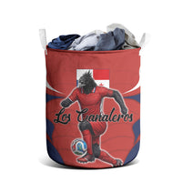 Panama Soccer Los Canaleros Laundry Basket Football Harpy Eagle Mascot