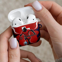 Panama Soccer Los Canaleros AirPods Case Football Harpy Eagle Mascot