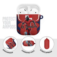 Panama Soccer Los Canaleros AirPods Case Football Harpy Eagle Mascot